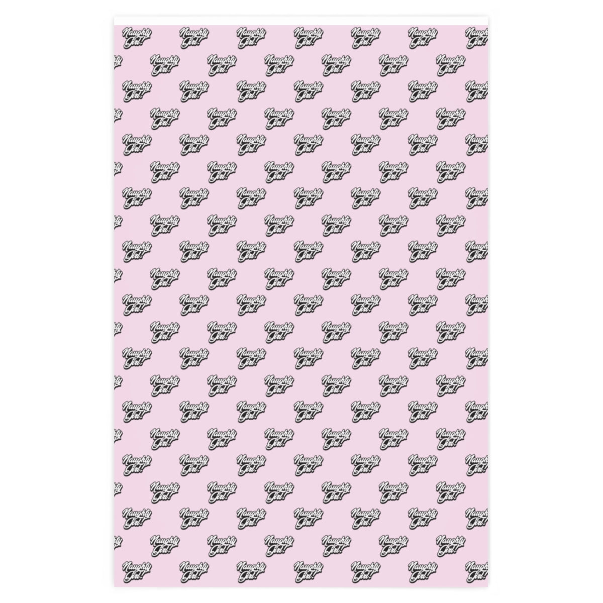 Naughty Girl! Wrapping Paper - Pink & Black