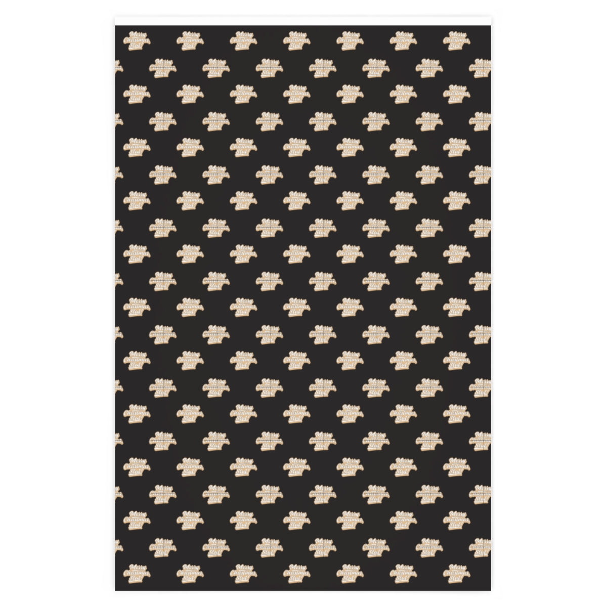 Merry Christmas, Slut! Wrapping Paper - Black & Gold